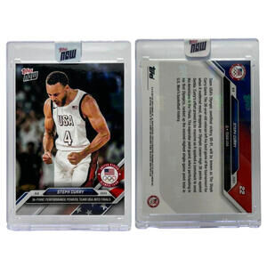 2024 Topps Now Olympics Stephen Curry #22  Team USA Gold Medal